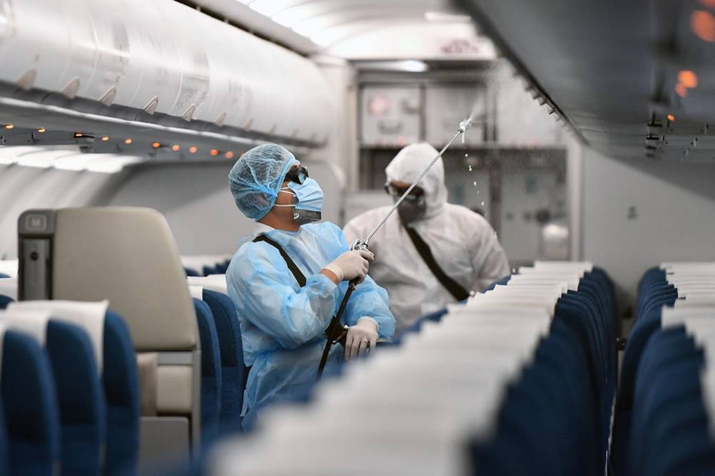 Higienização de Cabines de Aeronave