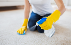 Limpeza de carpete profissional